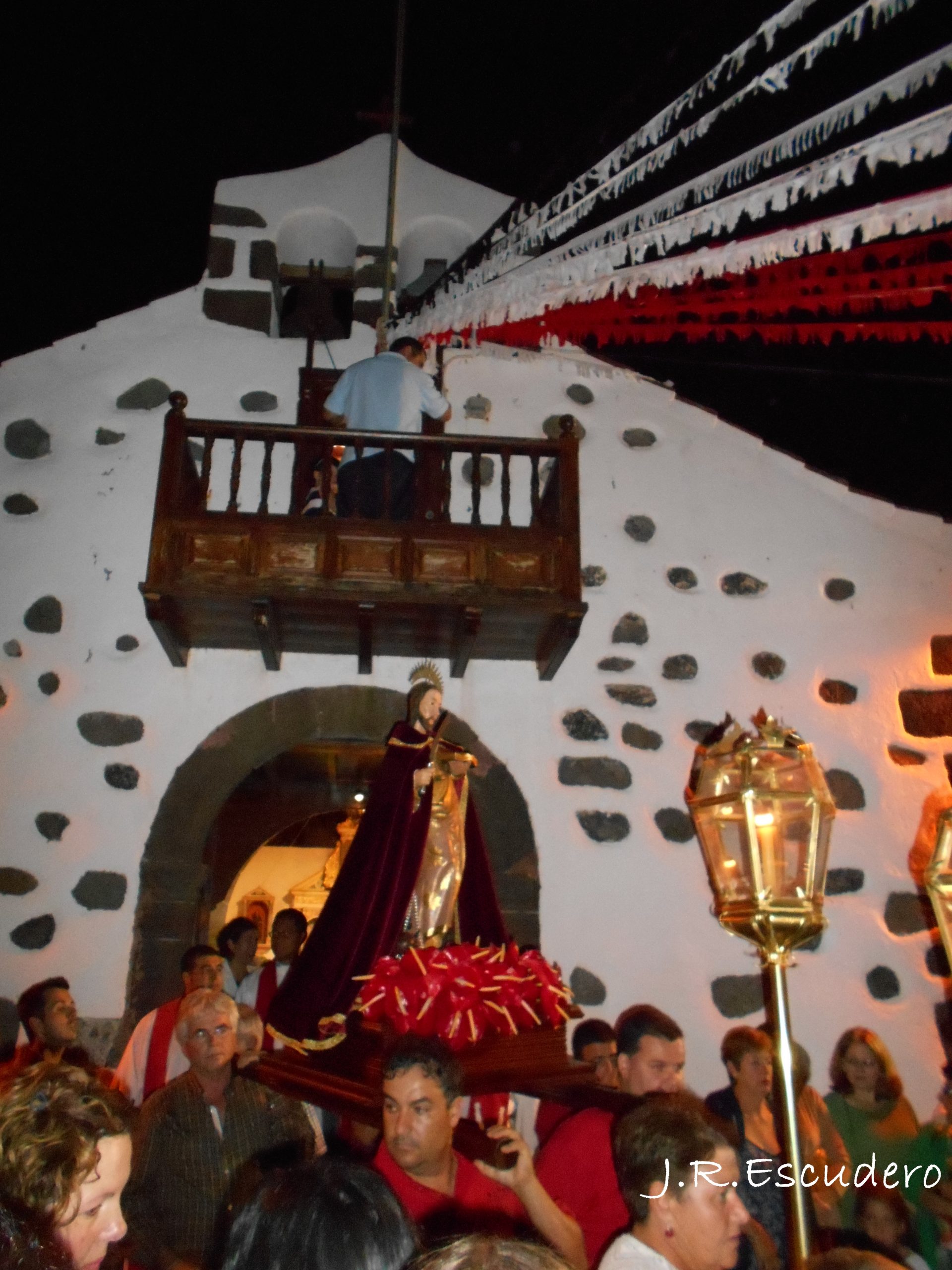 Procesión de la víspera de San Bartolo en La Galga