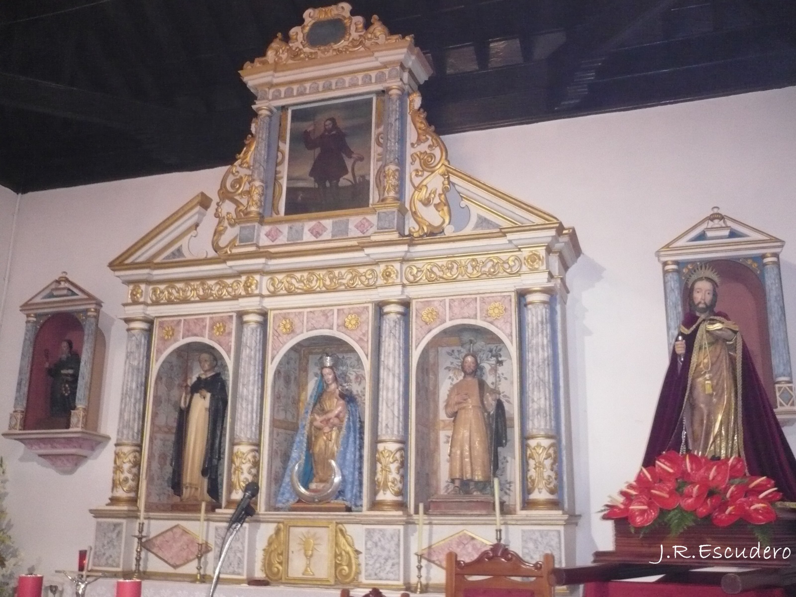 San Bartolo y el retablo de la ermita de La Galga